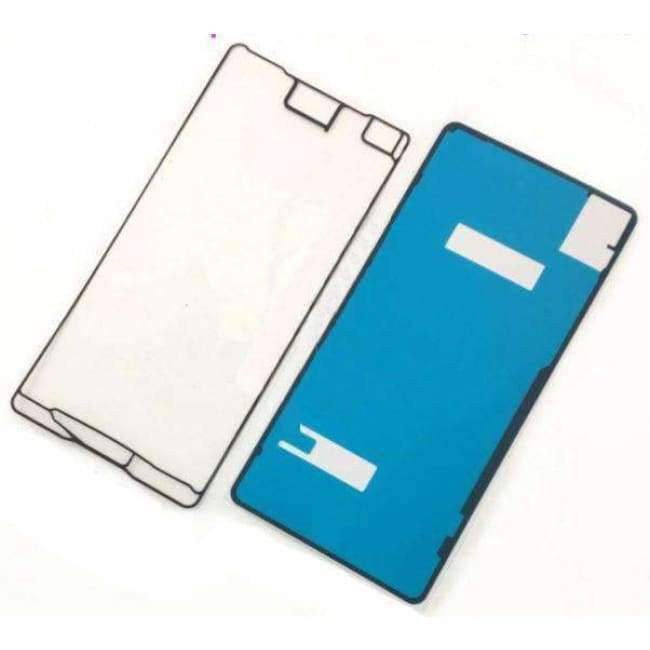 Planet Gates 10pcs For Sony Xperia X performance F8131 F8132 XP LCD Frame + Back Cover Waterproof Sticker Adhesive Glue Tape Parts