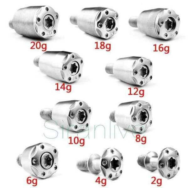Planet Gates 10Pcs Full Set New Weight Screw for Golf R1 R7 R9 R11 R11S  Driver Fariway wood Free Shipping