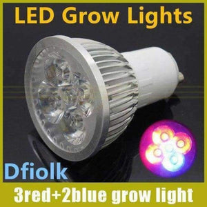 Planet Gates 10PCS Full spectrum LED Grow light 15W GU10 lamp bulb for Flower Vegetables plant Hydroponics system AC 85-265V 3Red:2Blue