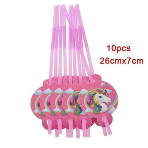 Planet Gates 10pcs G Party Theme Pony Party Supplies Sets Plate Cake Dish Pennants Tablecovers Birthday Party Decorations Kids Chrismas Decor