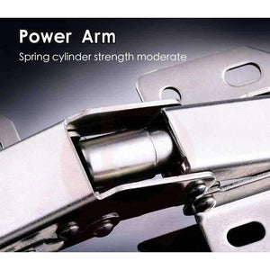 Planet Gates 10PCS KAK 90 Degree Cabinet Hinges 3 Inch No-Drilling Hole Bridge Shaped Spring Frog Hinge Cupboard Door Furniture Hardware