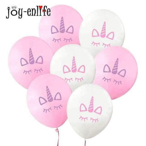 Planet Gates 10pcs Latex Balloon 1 1pcs Unicorn Party Pink Tablecloths Kids Birthday Party Decorations Table Cover Baby Shower Unicornio Party Supplies