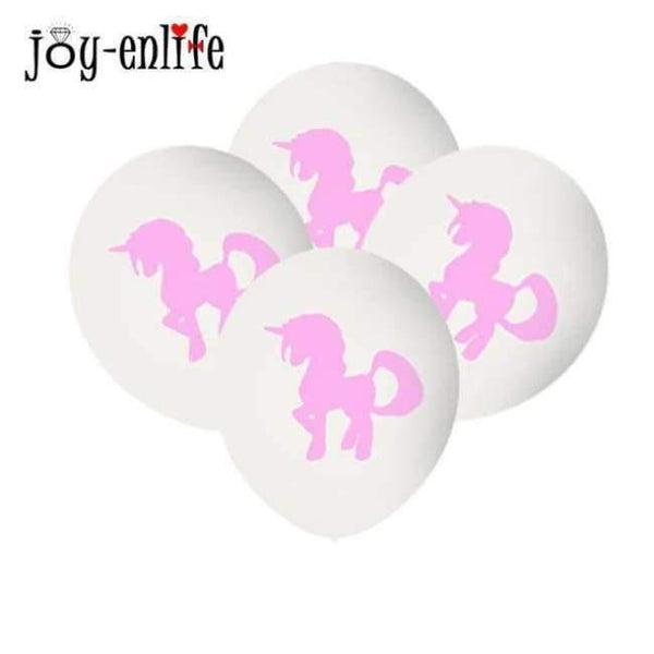Planet Gates 10pcs Latex Balloon 1pcs Unicorn Party Pink Tablecloths Kids Birthday Party Decorations Table Cover Baby Shower Unicornio Party Supplies