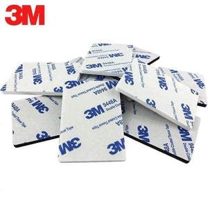 Planet Gates 10PCS/lot 3M Strong Double Sided Adhesive Acrylic Foam Tape Two Sides Mounting Sticky Tape Black 78mm*61mm*3mm/40mm*58mm*3mm