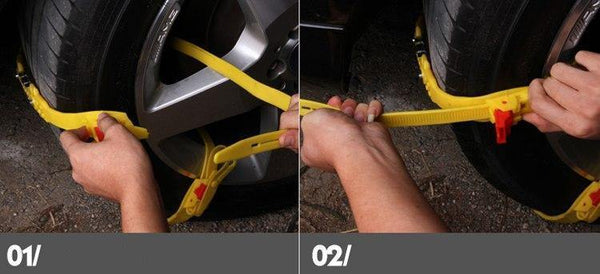 Planet Gates 10Pcs/Lot Auto Mud Tires Trucks Snow Chains For Car Winter Wheels Protection Tyre Chains Automobiles Roadway Safety Accessories