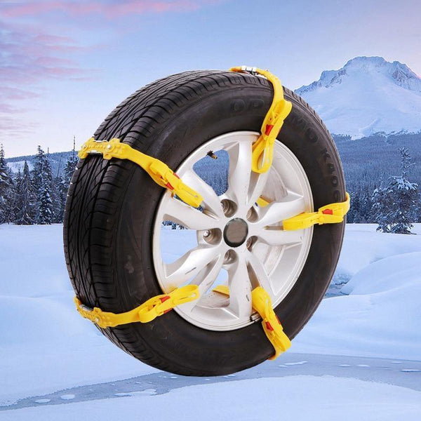 Planet Gates 10Pcs/Lot Auto Mud Tires Trucks Snow Chains For Car Winter Wheels Protection Tyre Chains Automobiles Roadway Safety Accessories