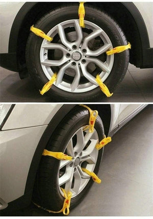 Planet Gates 10Pcs/Lot Auto Mud Tires Trucks Snow Chains For Car Winter Wheels Protection Tyre Chains Automobiles Roadway Safety Accessories