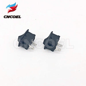 Planet Gates 10pcs/lot BLACK Push Buton Switch 15*21mm 2PIN ON/OFF Boat Rocker Switch 6A 250VAC/10A 125VAC Micro Switch