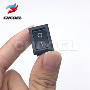 Planet Gates 10pcs/lot BLACK Push Buton Switch 15*21mm 2PIN ON/OFF Boat Rocker Switch 6A 250VAC/10A 125VAC Micro Switch