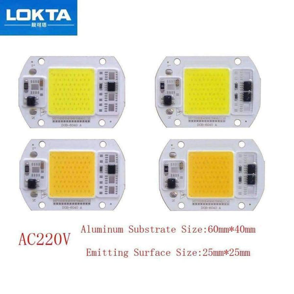 Planet Gates 10PCS/LOT COB LED Lamp Chip  15W 25W LED COB Bulb Lamp 220V Smart IC Driver Cold Warm White LED Spotlight Floodlight Chip