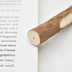 Planet Gates 10pcs/lot Creative Tree Bark Pencil Cute Kawaii Wooden Pens For Kids Writing Gift School Supplies