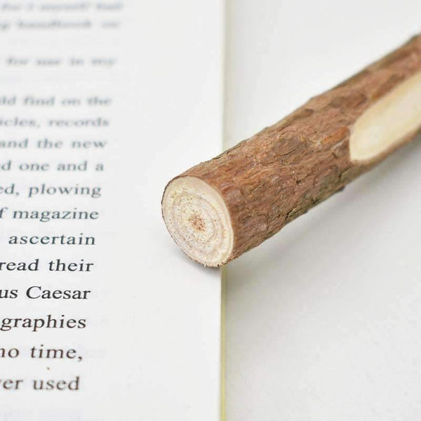 Planet Gates 10pcs/lot Creative Tree Bark Pencil Cute Kawaii Wooden Pens For Kids Writing Gift School Supplies