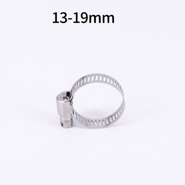 Planet Gates 10pcs/Lot High Quality Screw Worm Drive Hose Clamp 304 Stainless Steel Hose Hoop Pipe Clamp Clip