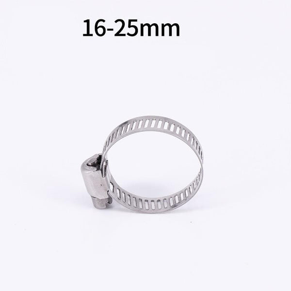 Planet Gates 10pcs/Lot High Quality Screw Worm Drive Hose Clamp 304 Stainless Steel Hose Hoop Pipe Clamp Clip