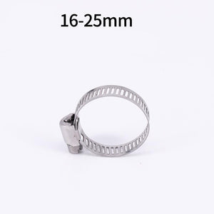 Planet Gates 10pcs/Lot High Quality Screw Worm Drive Hose Clamp 304 Stainless Steel Hose Hoop Pipe Clamp Clip