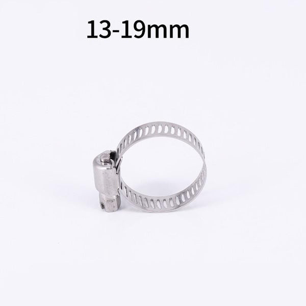 Planet Gates 10pcs/Lot High Quality Screw Worm Drive Hose Clamp 304 Stainless Steel Hose Hoop Pipe Clamp Clip