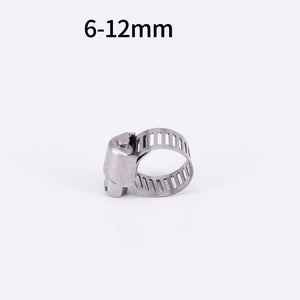 Planet Gates 10pcs/Lot High Quality Screw Worm Drive Hose Clamp 304 Stainless Steel Hose Hoop Pipe Clamp Clip