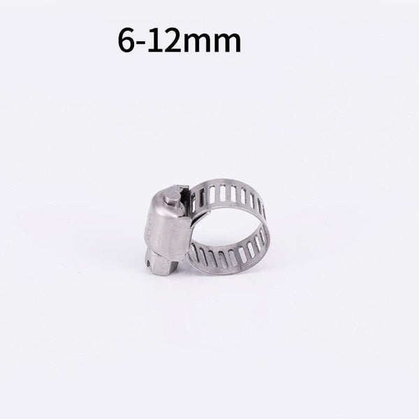 Planet Gates 10pcs/Lot High Quality Screw Worm Drive Hose Clamp 304 Stainless Steel Hose Hoop Pipe Clamp Clip