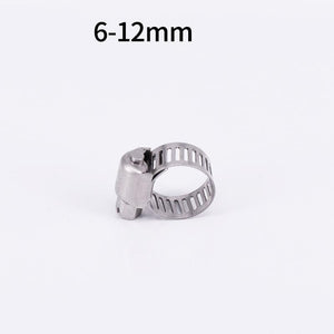 Planet Gates 10pcs/Lot High Quality Screw Worm Drive Hose Clamp 304 Stainless Steel Hose Hoop Pipe Clamp Clip