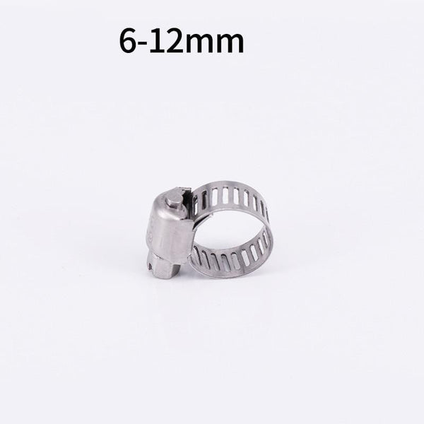 Planet Gates 10pcs/Lot High Quality Screw Worm Drive Hose Clamp 304 Stainless Steel Hose Hoop Pipe Clamp Clip