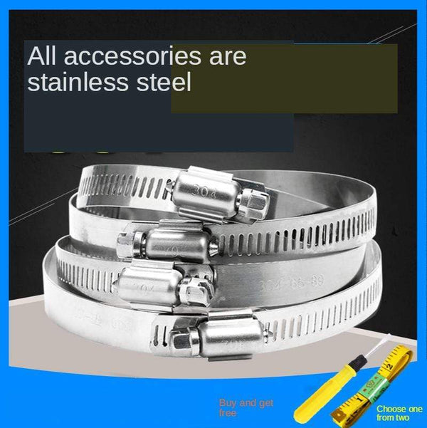 Planet Gates 10pcs/Lot High Quality Screw Worm Drive Hose Clamp 304 Stainless Steel Hose Hoop Pipe Clamp Clip