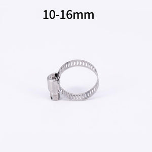 Planet Gates 10pcs/Lot High Quality Screw Worm Drive Hose Clamp 304 Stainless Steel Hose Hoop Pipe Clamp Clip