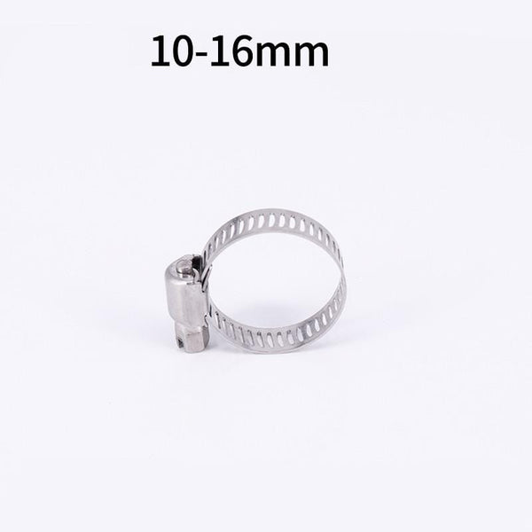 Planet Gates 10pcs/Lot High Quality Screw Worm Drive Hose Clamp 304 Stainless Steel Hose Hoop Pipe Clamp Clip