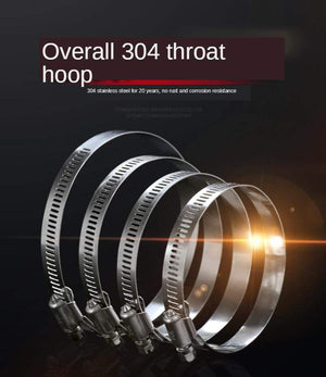 Planet Gates 10pcs/Lot High Quality Screw Worm Drive Hose Clamp 304 Stainless Steel Hose Hoop Pipe Clamp Clip