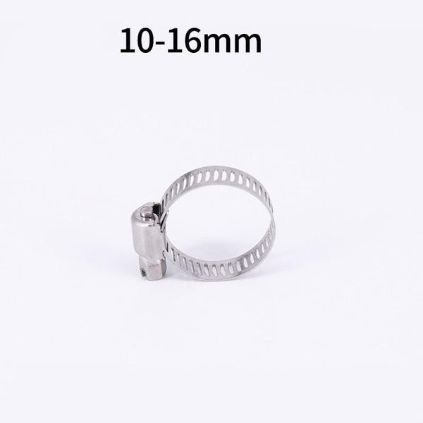 Planet Gates 10pcs/Lot High Quality Screw Worm Drive Hose Clamp 304 Stainless Steel Hose Hoop Pipe Clamp Clip