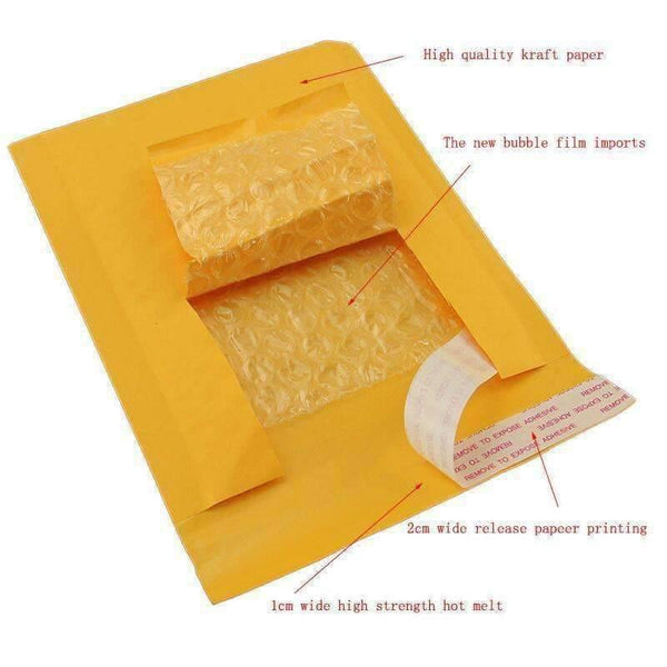Planet Gates 10Pcs/Lot Kraft Bubble Mailing Envelope Bags   Courier Bags Waterproof Packaging  Bubble Mailers Padded Envelopes Bag