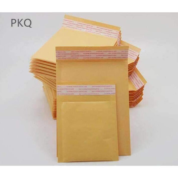 Planet Gates 10pcs/lot Kraft Paper Bubble Envelopes Bags Yellow Mailers Padded Shipping Envelope With Bubble Mailing Bag Business Supplies