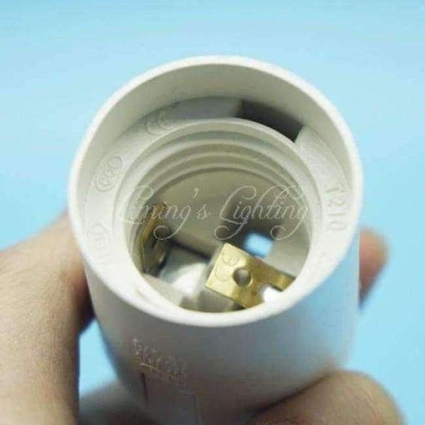 Planet Gates 10PCS/Lot Lighting Accessories E14 E27 Lamp Holder 4A 250v CE Lamp Base For Led Bulb Energysaving Light Plastic Socket