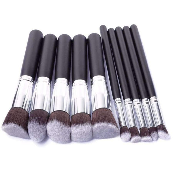 Planet Gates 10pcs/lot Makeup Brush Tools Face Eyeshadow Foundation Make Up Brushes Beauty Set Blush Professional Kit Brand New Hot Selling