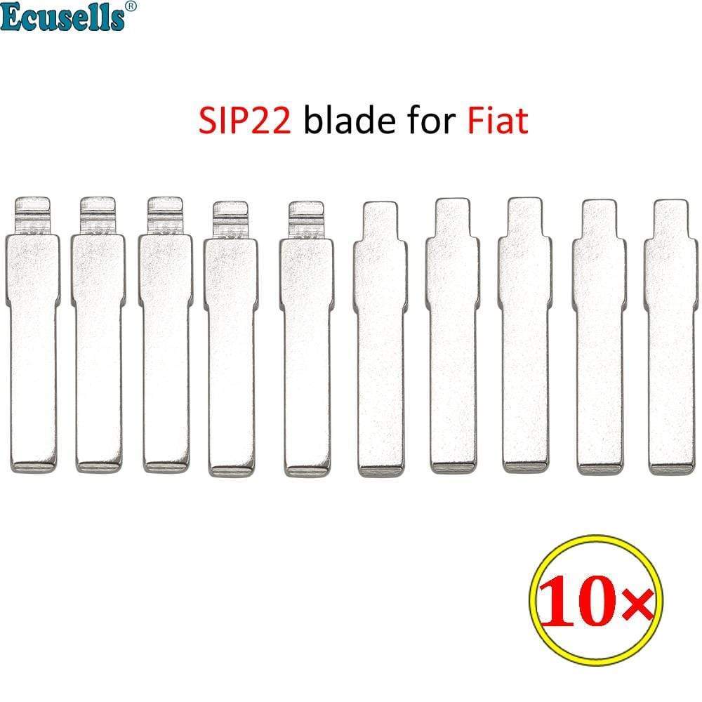 Planet Gates 10Pcs/Lot Modified Flip Blank Key Blade Uncut SIP22 157# for Fiat Doblo Freemont Ducato Punto Panda Qubo Tipo Metal Blade NO.157