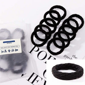 10Pcs/Lot New High Elastic Basic Rubber Bands Simple Hairband Girls Headwear Solid Color Headband Fashion Women Hair Accessories