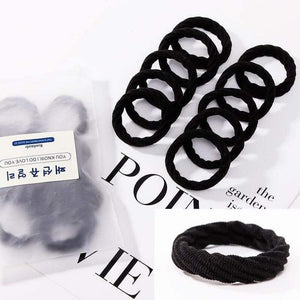 10Pcs/Lot New High Elastic Basic Rubber Bands Simple Hairband Girls Headwear Solid Color Headband Fashion Women Hair Accessories