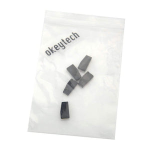 Planet Gates 10pcs/lot New ID T5-20 Transponder Chip Blank Carbon T5 Cloneable Chip for Car Key Cemamic T5 Chip