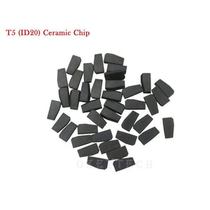 Planet Gates 10pcs/lot New ID T5-20 Transponder Chip Blank Carbon T5 Cloneable Chip for Car Key Cemamic T5 Chip
