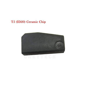 Planet Gates 10pcs/lot New ID T5-20 Transponder Chip Blank Carbon T5 Cloneable Chip for Car Key Cemamic T5 Chip
