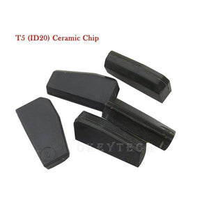 Planet Gates 10pcs/lot New ID T5-20 Transponder Chip Blank Carbon T5 Cloneable Chip for Car Key Cemamic T5 Chip
