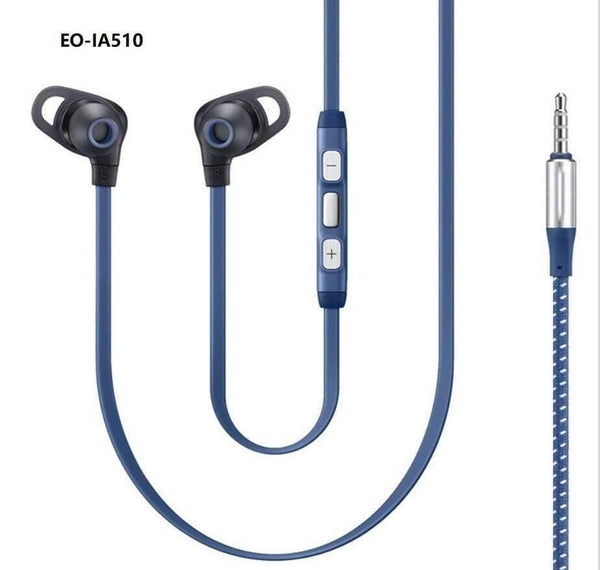Planet Gates 10pcs/lot Newest Earphone EO-IA510 Headsets with Microphon 3.5mm In-Ear Wired Original Earphone for Samsung Galaxy S8 S9 S9 Plus (blue)