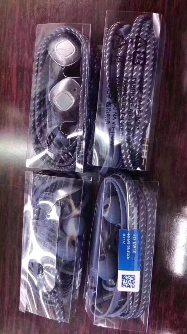 Planet Gates 10pcs/lot Newest Earphone EO-IA510 Headsets with Microphon 3.5mm In-Ear Wired Original Earphone for Samsung Galaxy S8 S9 S9 Plus (blue)