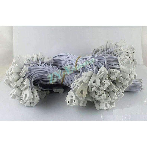 Planet Gates 10pcs/Lot T5/T8 cables light box wire fluorescent lamp line led lighting tube kit lamp base cable fitting accessories connector