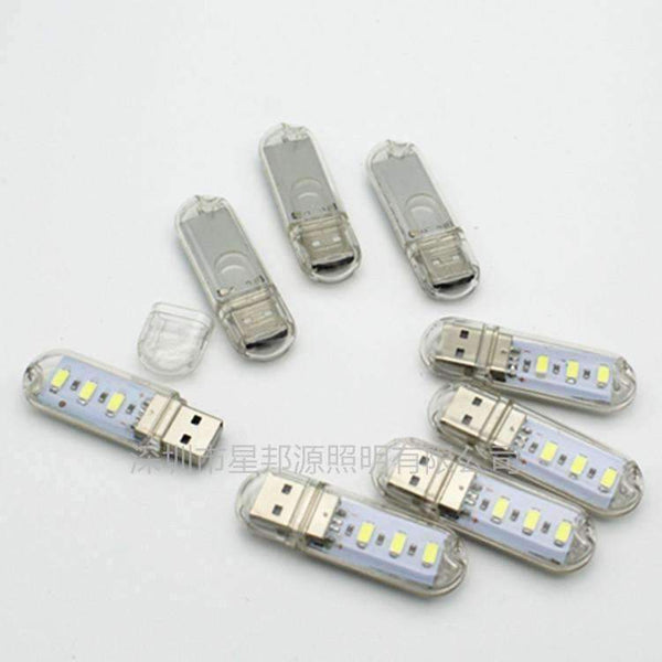 Planet Gates 10pcs/lot Wholesale Led high brightness USB Light Portable LED Book Light smd5630 Mini U Night Light luminaria de mesa Book Lamp