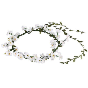 Planet Gates 10pcs/lot Women Headwear White Babysbreath Flower Hairbands Hair Accessories For Bride Wedding Headdress