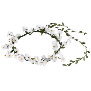 Planet Gates 10pcs/lot Women Headwear White Babysbreath Flower Hairbands Hair Accessories For Bride Wedding Headdress