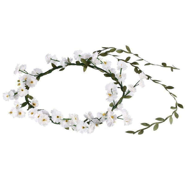 Planet Gates 10pcs/lot Women Headwear White Babysbreath Flower Hairbands Hair Accessories For Bride Wedding Headdress