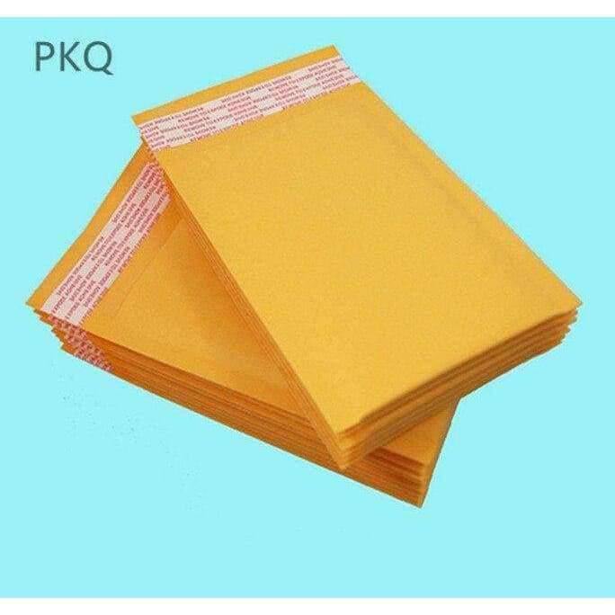 Planet Gates 10pcs/lot Yellow Bubble Mailing Envelope bags Mailers Padded Shipping Envelope With Bubble Mailing Bag Business Supplies 7 sizes