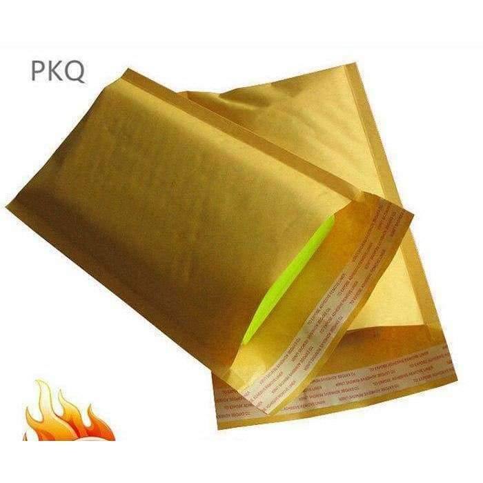 Planet Gates 10pcs/lot Yellow Kraft Bubble Mailers Padded Envelopes Shipping Bag Bubble Mailer Bags Self Seal Business Courier Bags Supplies