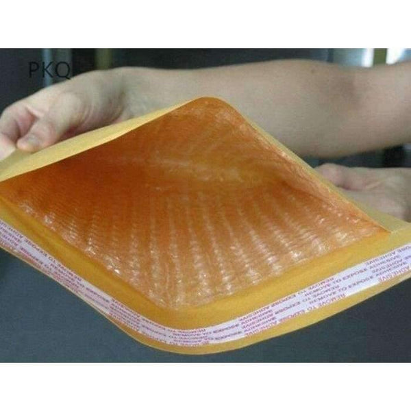 Planet Gates 10pcs/lot Yellow Kraft Bubble Mailers Padded Envelopes Shipping Bag Bubble Mailer Bags Self Seal Business Courier Bags Supplies